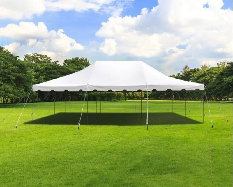 20x30 white frame tent